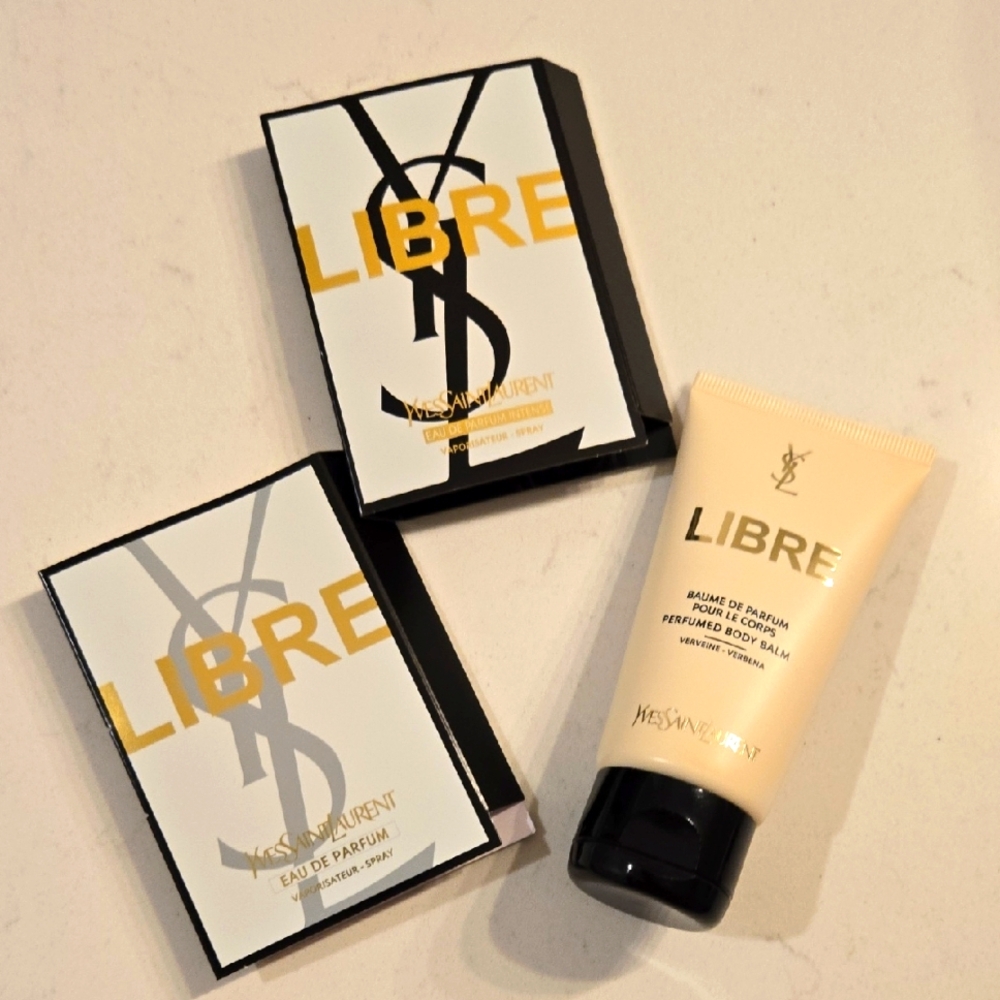 New Never Used Yves Saint Laurent Libre Set.. Hand Body Balm Lotion Libre Trvl